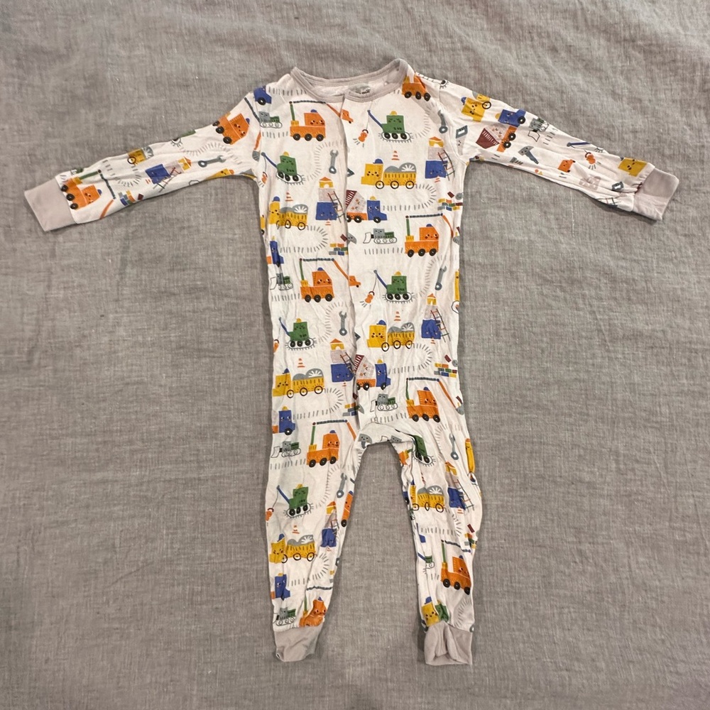 Magnetic Me Footless Pajamas Colorful Construction